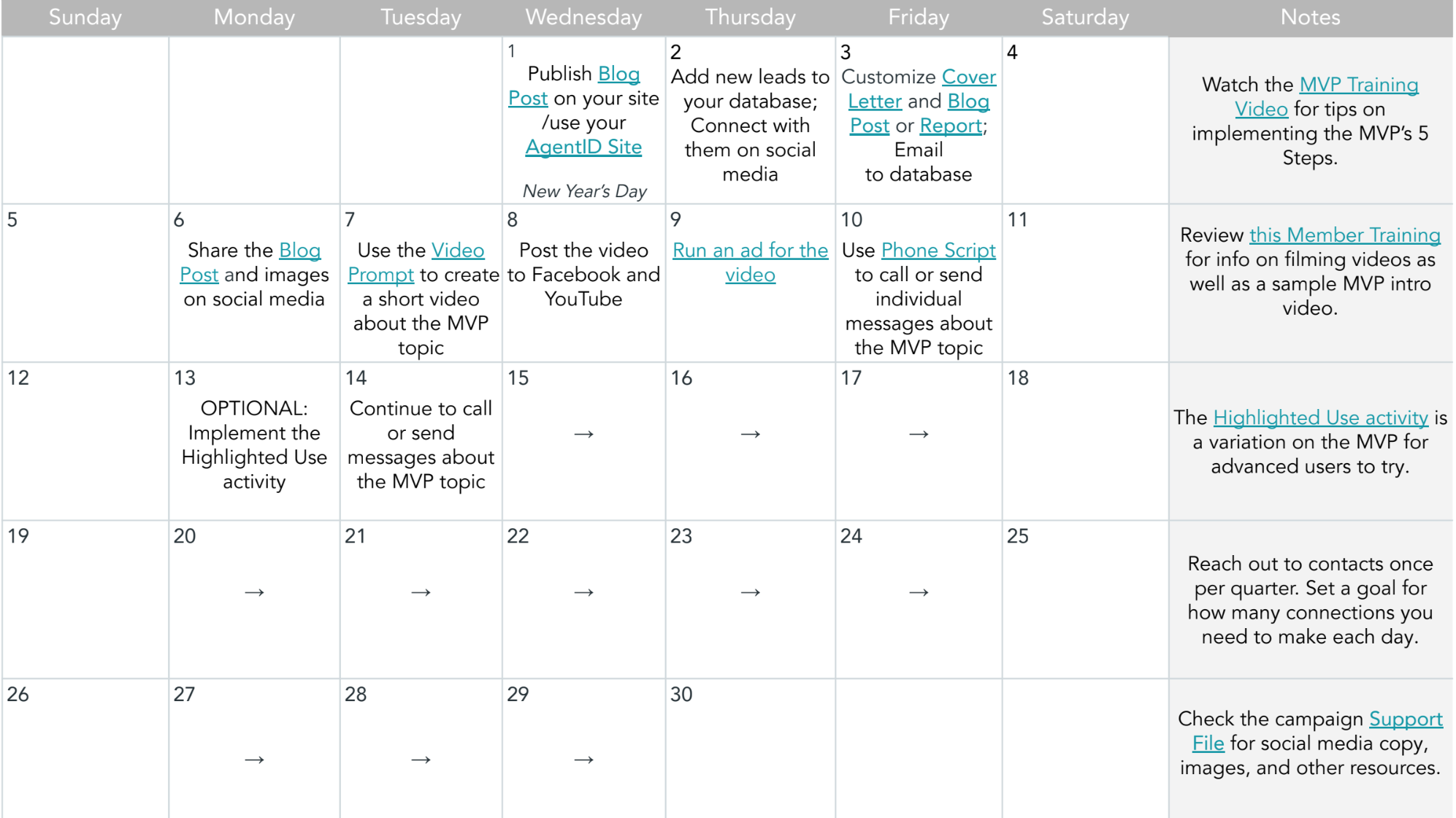 Monthly Value Program January 2020 Paperless Agent Marketing Club